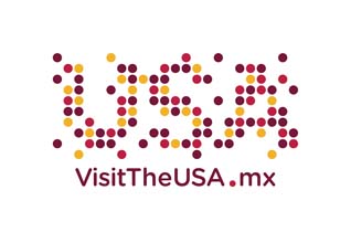 Brand USA logo amarillo morado