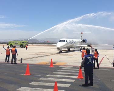 Se incrementa conectividad aérea en La Paz