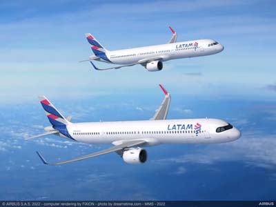 A321XLR A321neo LATAM AIRLINES