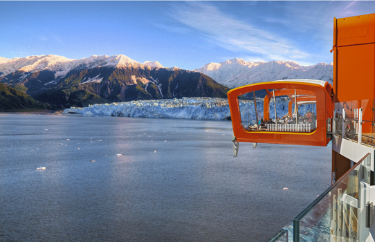 Celebrity Cruises First Ever Edge Series Alaska Itineraries Set Sail View from the Magic Carpet