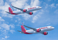 Los Airbus A320neo y A321neo que forman parte del pedido histórico de Avianca.